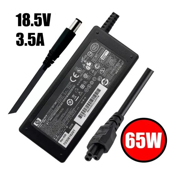 Cargador Hp Original Pin Central 7.4*5.0mm 18.5v 65w +cable