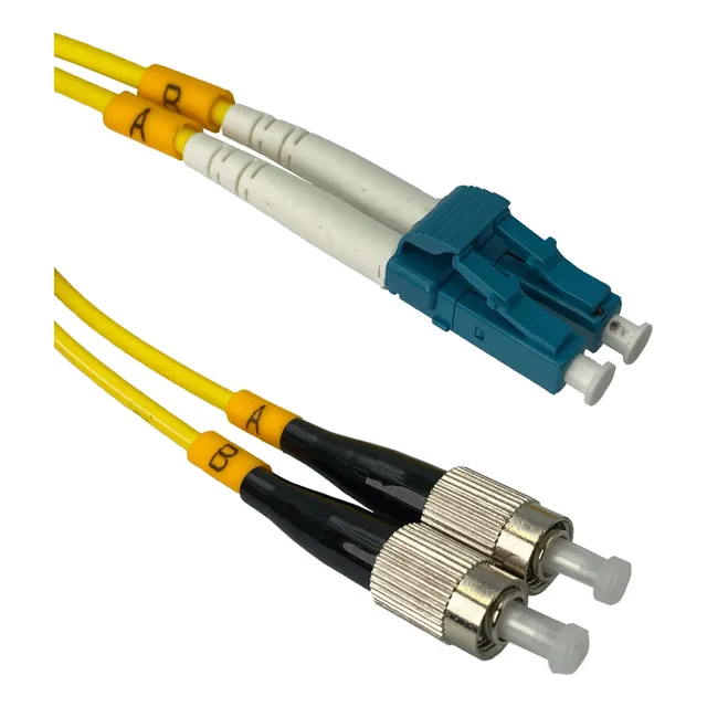 1mt Lc-fc Monomodo Sm Duplex Jumper Cable Fibra 9/125um Lszh