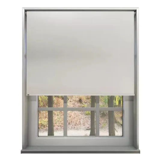 Cortina Black Out Lisa 80 X 165 Color Blanco Roller Market