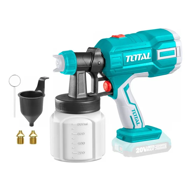 Pistola Eléctrica Para Pintar Total Tools Tsgli2003 De 800ml Color Turquesa