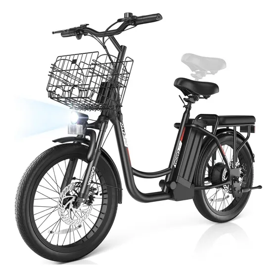 Caroma Peak 819w Electric Scooter With Basket 20'' Fat Tire