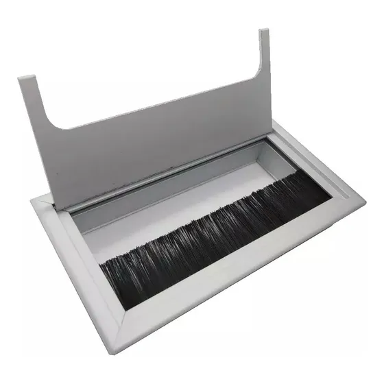 Pasacables Rectangular 16x8cm Gris