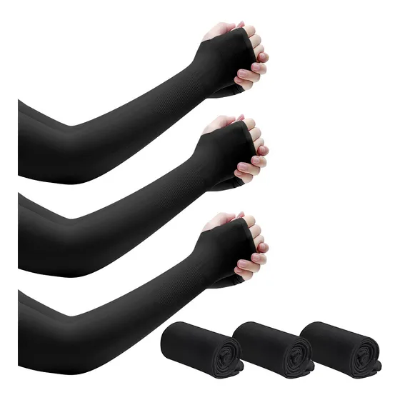Mangas Protectoras Para Brazos Protección Solar Uv,3 Pares