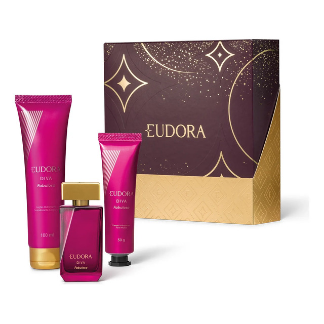Kit Presente Diva Fabulosa Eudora Feminino Original
