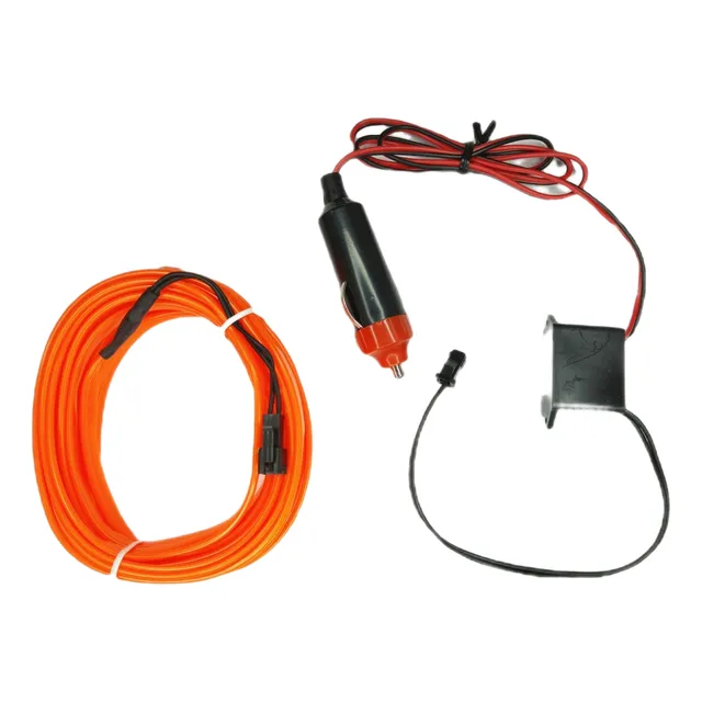 Hilo Cable Luz De Neón Para Carro Moto E Interiores 5 Metros