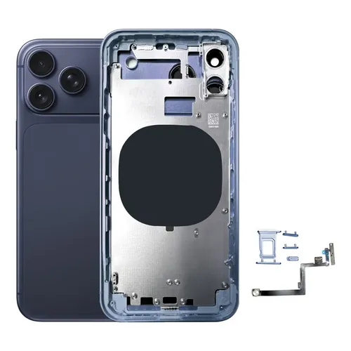 iPhoneアクセサリー sss Kit De Carcaça Traseira Conversionblu Para iPhone 11 A 17