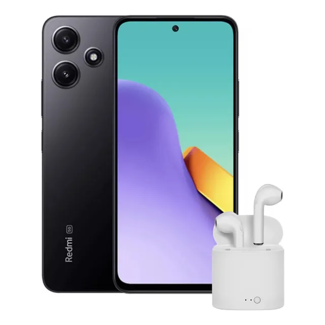 Teléfono celular Xiaomi Redmi 12 5g Br 128gb 4gb NFC + teléfono inalámbrico color negro
