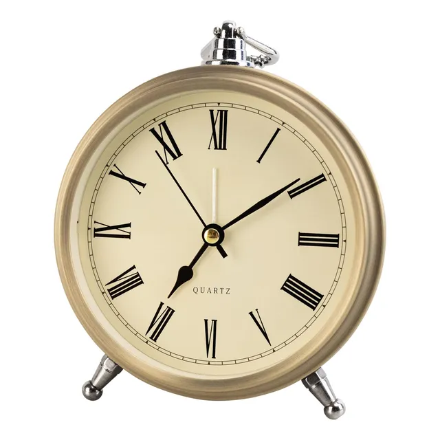 Reloj Despertador Metal Retro 6  Silencioso Control