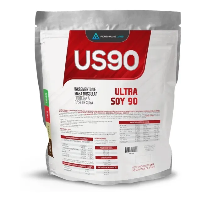 Proteína Aislada Soya 90% 3k Natural Y Saborizada Miraflores