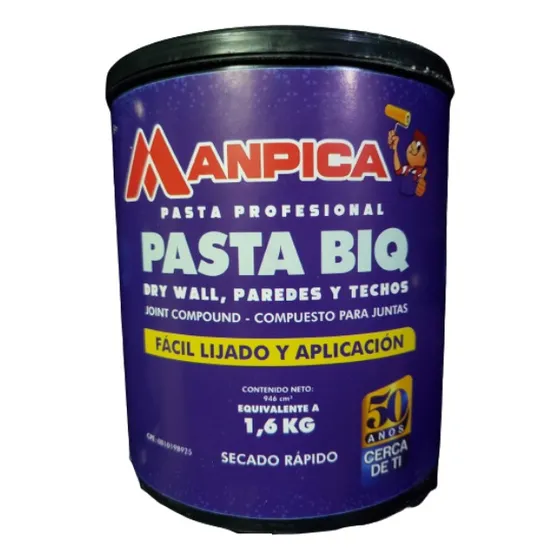 Pasta Profesional Mastique Pastabiq Marca Manpica 1/4
