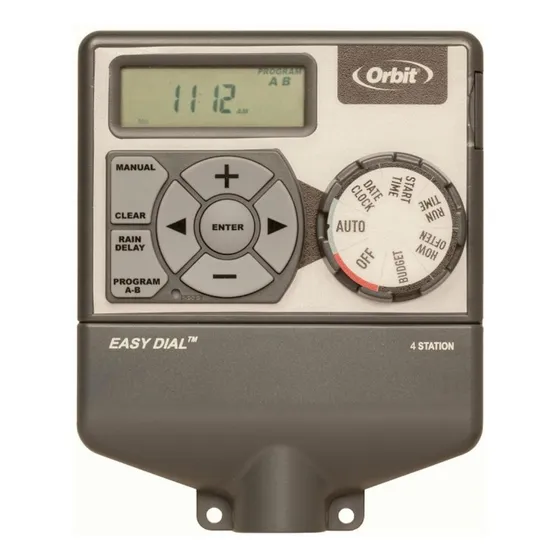 Orbit 28964 Easy Dial Driver De Rociadores Para Interiores