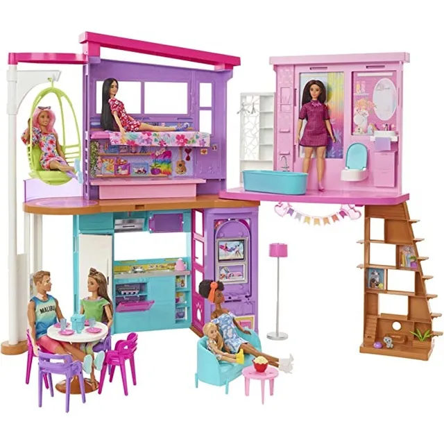Casa De Vacaciones De Barbie Malibu Accesorios