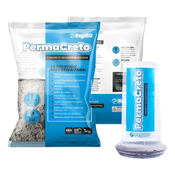 Permacreto 5kg Concreto Sellador Multiusos Repara Grietas