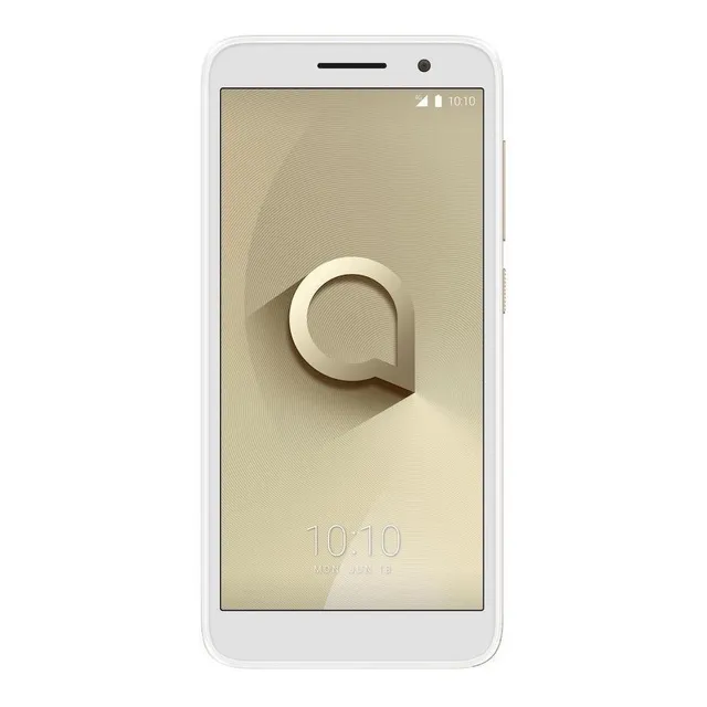Telefono Celular Smartphone Alcatel 1 16 GB Dorado Metalico 1 GB RAM Dual Sim Android 4G Lte Gps Bluetooth Liberado Google Barato Wifi Fotos Garantia Inteligente Camara APP
