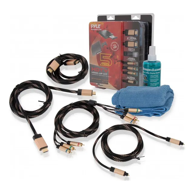 Kit De Cables Pyle Para Video Y Sonido De Alta Definición