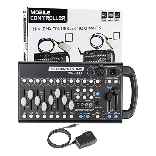 Controlador De Iluminación De Escenario Programable De 192 C
