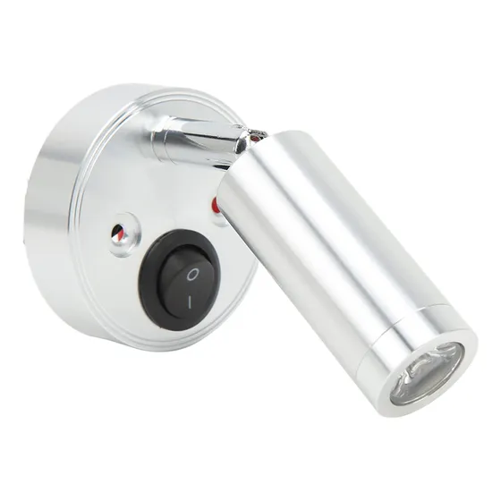 Luz Lectura Para Casa Rodante Led Giratoria Montaje Pared