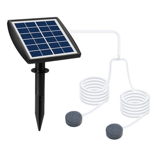 Bomba De Oxigênio Solar 6v 2w Com Tubos E Pedras Para Aquári Bomba De Oxigênio Solar 6v 2w Com Tubos E Pedras Para Aquári