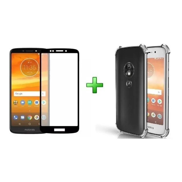 Capa + Película Full 3d P/ Motorola Moto E5 Play 5.3 Xt1920