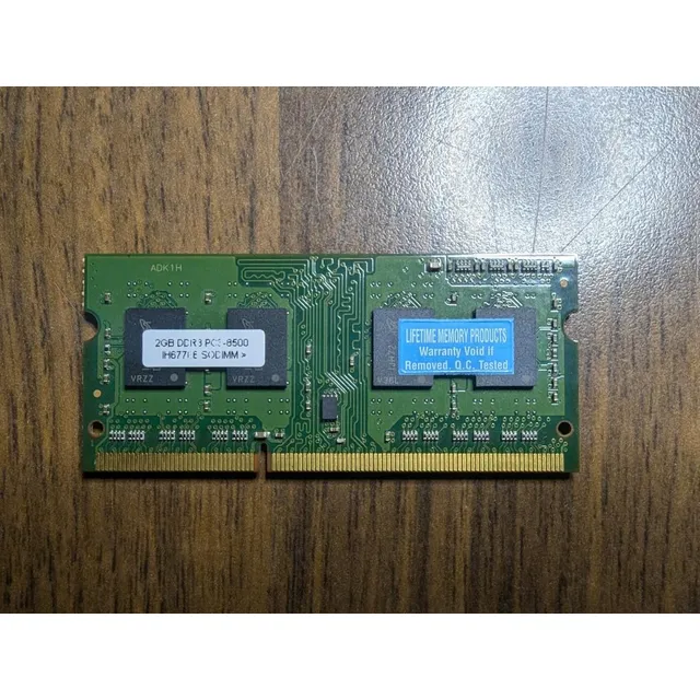 Memoria Portatil 2 Gb Ddr3-1066 (pc3-8500)
