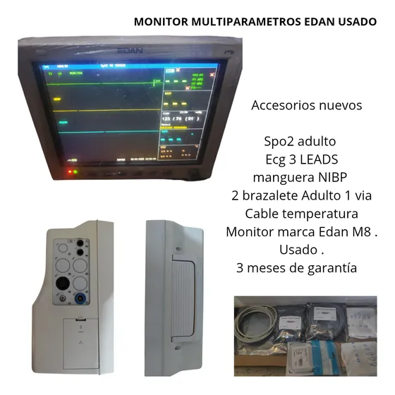 Monitor Multiparametros Edan Usado