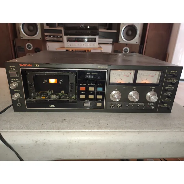 Deck Casetera Simple Tascam 122 Profesional Funciona C/dtall
