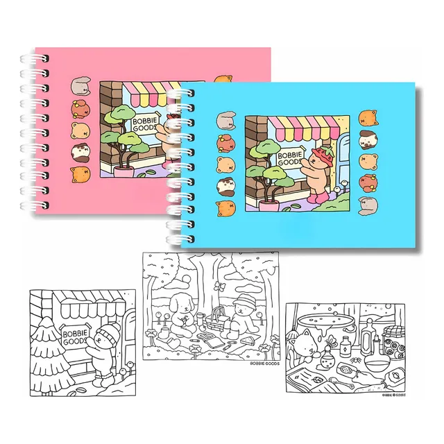 Bobbie Goods Livro Livrinho Para Colorir Pintar Desenho