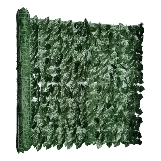 Malla De Hojas Artificial Enrrollable De 3x1 Mts