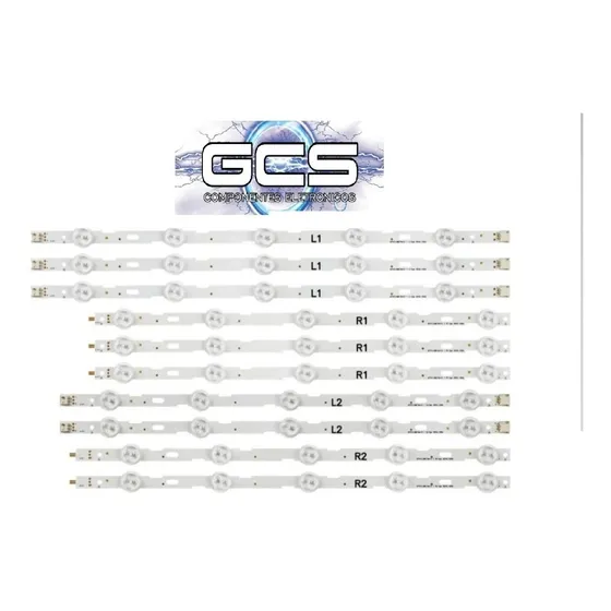 Kit 10 Barras Led 42la6130 42la6200 42la6204 42lp560h C/nota