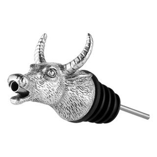 Alloy Animal Head Pourer Único Tapón De Botellas Bubalus Alloy Animal Head Pourer Único Tapón De Botellas Bubalus
