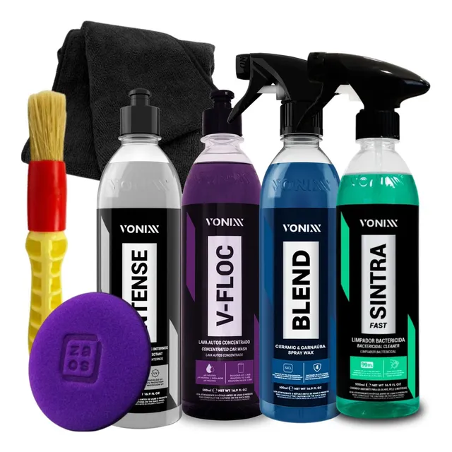 Kit Lavagem Automotiva V-floc Blend Sintra Intense Vonixx