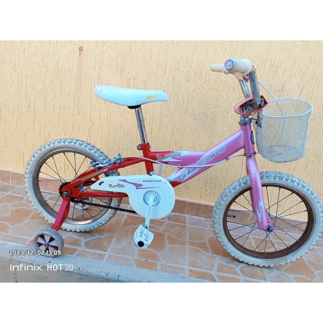 Bicicleta Para Niña Rin 16 Greco