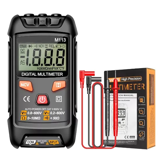 Tester Multimetro Digital Autorango Auto Reconocimiento M113