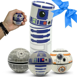 Starwar Squishy Balls Set - Juguete Pop Fidget Para Niños Y Starwar Squishy Balls Set - Juguete Pop Fidget Para Niños Y