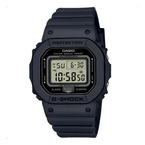 Relógio de Pulso Digital Casio G-Shock G-5600UE-1DR Resina Preto