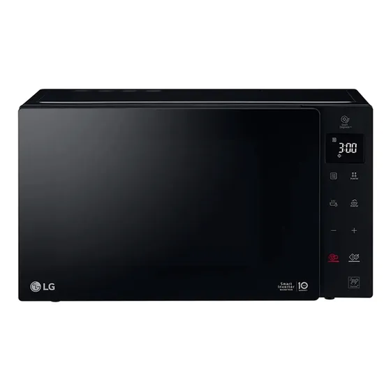 Microondas LG 25l Inverter Ms2536gis Color Negro - Fama
