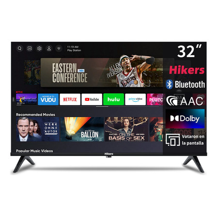 Pantalla Smart Tv Hikers 32 Pulgadas Led Hd Con Dolby/aac Pantalla Smart Tv Hikers 32 Pulgadas Led Hd Con Dolby/aac