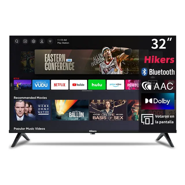 Pantalla Smart Tv 32 Pulgadas Hikers Led Hd Con Dolby/aac