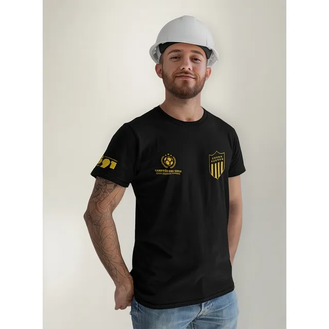 Camiseta, Remera Club Atlético Peñarol (diseño Escudo) 2023