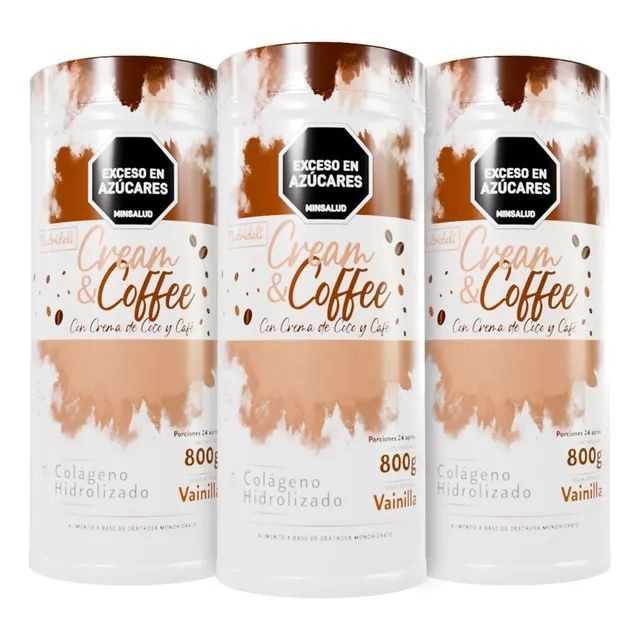 3x Colágeno Hidrolizado Café - g a $62