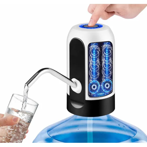 Dispensador De Agua Electrico Recargable Usb Botellones