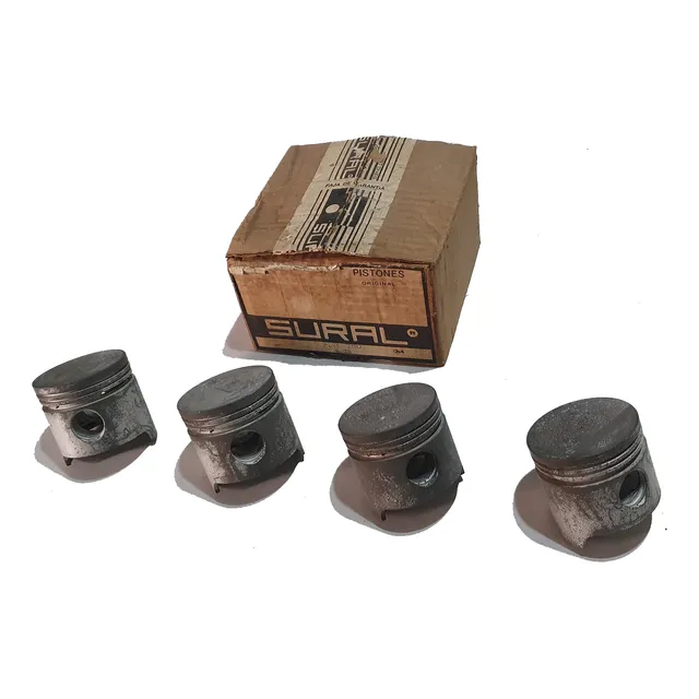Fiat 600 D E R 750 62-77 Pistones Juego 1ra Calidad