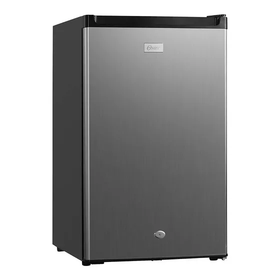 Refrigerador frigobar Oster OS-MB129 color negro con capacidad de 129L 120V