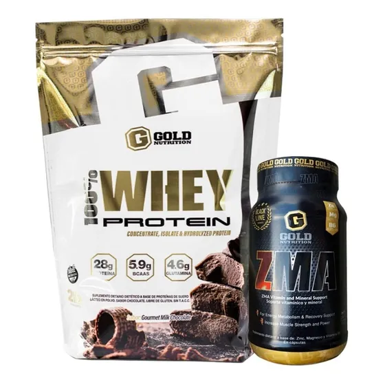 Whey Protein + Zma . Combo Gold Nutrition. Outlet