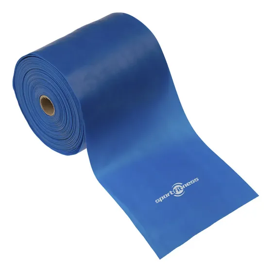 Banda Elástica Sportfitness Theraband Resistencia Alta 2 M Color Azul