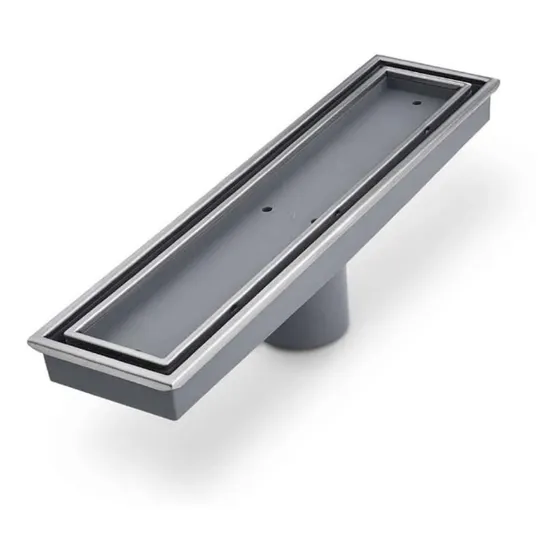Desagüe Rejilla Lineal 12 Rectangular 30 Cm Satinado Qm Veil