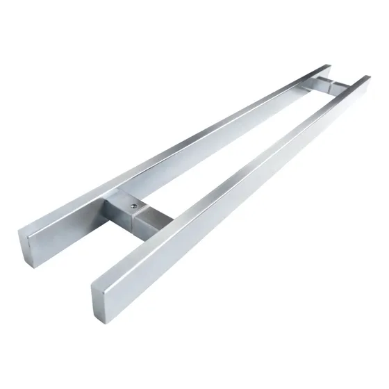 Puxador Porta De Madeira/correr Inox 80cm - Duplo (par)