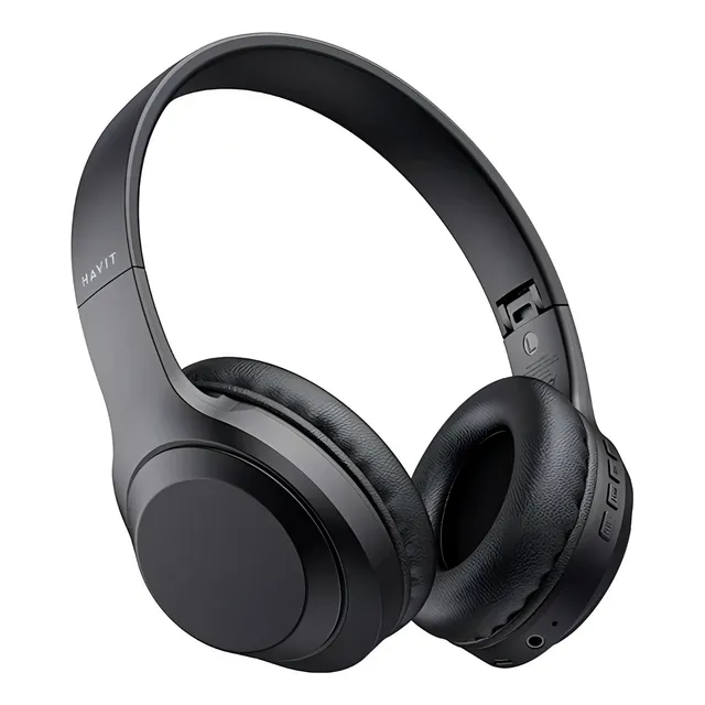 Auriculares Inalambricos Bluetooth Havit H628bt Vincha Fm Sd Color Negro