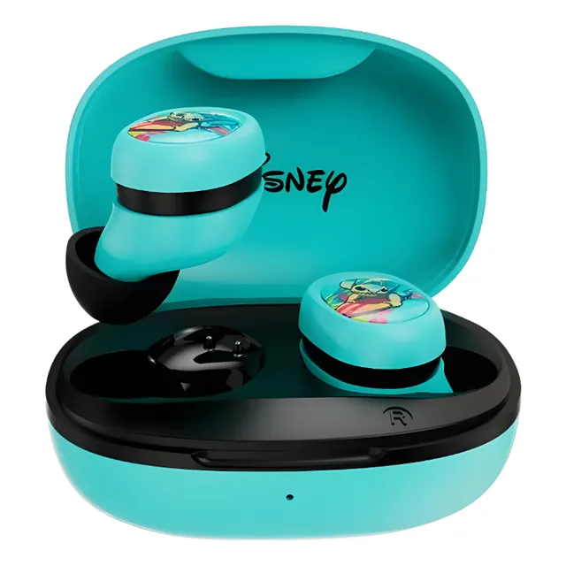 Auriculares Bluetooth Disney Stitch Con Base De Carga Tws