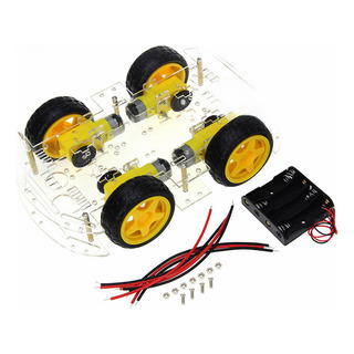 Chasis De Coche Inteligente 4wd Con Bluetooth Y Rastreo Chasis De Coche Inteligente 4wd Con Bluetooth Y Rastreo